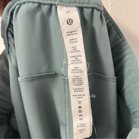Lululemon Dynamic Days Tidewater Teal travel pants size 29 - Picture 6 of 15